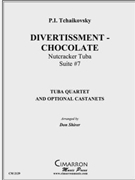 Divertissement-Chocolate by Tchaikovsky Pyotr Ilyich - Shirer Don - for Tuba / Euphonium Quartet