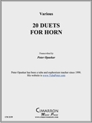20 Duets for Horn by Various - Opaskar Peter - for Horn Duet