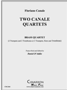 Two Canale Quartets by Canale Floriano - D'Addio Daniel - for Brass Quartet