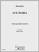 Ave Maria by Buonamici - Cross Steven - for Tuba Quartet
