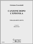 Canzone Dopo L'Epistola by Frescobaldi Girolamo - Cross Steven - for Tuba / Euphonium Quartet