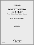 Divertimento in B Flat by Haydn Joseph - Cross Steven - for Tuba / Euphonium Quartet