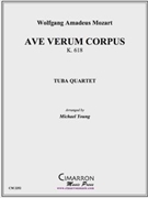Ave verum corpus K. 618 by Mozart Wolfgang Amadeus - Young Michael - for Tuba / Euphonium Quartet