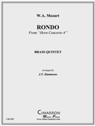 Rondo from Horn Concerto No. 4 by Mozart Wolfgang Amadeus - Hammons Jarrod - for Brass Quintet
