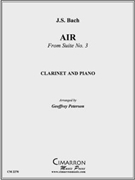 Air by Bach Johann Sebastian - Peterson Geoffrey - for Clt. Solo