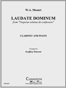 Laudate Dominum by Mozart Wolfgang Amadeus - Peterson Geoffrey - for Clt. Solo