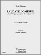 Laudate Dominum by Mozart Wolfgang Amadeus - Peterson Geoffrey - for Flute Solo