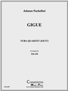 Gigue by Pachelbel Johann - Olt Timothy - for Tuba / Euphonium Quartet