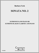 Sonata No. 2 by York Barbara for EuphoniumSolo