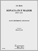 Sonata in F Major by Bach Johann Sebastian - Everett Micah - for Tbn. Solo