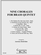 Nine Chorales for Brass Quintet by Various - Eden Lawrence David - for Brass Quintet