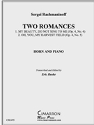 Two Romances by Rachmaninoff Sergei - Ruske Eric - for Horn Solo