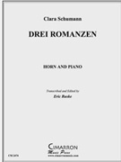 Drei Romanzen by Schumann Clara Wieck - Ruske Eric - for Horn Solo