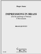 Impressions in Brass by Jones Roger for Brass Quintet