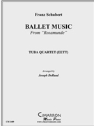 Ballet Music Rosamunde by Schubert Robert - DeRaad Joseph - for Tuba / Euphonium Quartet