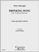 Drinking Song by Mascagni Pietro - DeRaad Joseph - for Tuba / Euphonium Quartet