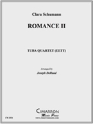 Romance II by Schumann Clara Wieck - DeRaad Joseph - for Tuba / Euphonium Quartet