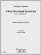 Two Spanish Dances by Granados Enrique - DeRaad Joseph - for Tuba / Euphonium Quartet