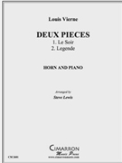 Deux Pieces by Vierne - Lewis Steve - for Horn Solo