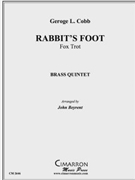 Rabbit's Foot by Cobb George L - Beyrent John - for Brass Quintet
