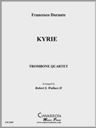 Kyrie by Durante Francesco - Wallace Robert - for Tbn. Quartet