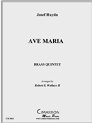 Ave Maria by Haydn Joseph - Wallace Robert - for Brass Quintet