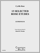 13 Selected Rose Etudes by Rose Cyrille - Werden David R. - for Methods