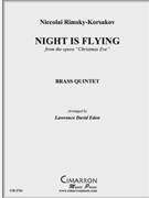 Night is Flying by Rimsky-Korsakov Nikolai - Eden Lawrence David - for Brass Quintet
