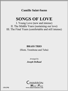 Songs of Love by Saint-Saens Camille - DeRaad Joseph - for Brass Trio