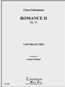 Romance II by Schumann Clara Wieck - DeRaad Joseph - for Low Brass Trio