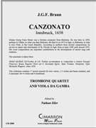 Canzonato by Braun JGF - Siler Nathan - for Tbn. Quartet