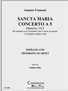 Sancta Maria Concerto A5 by Franzoni Amante - Siler Nathan - for Mixed Ens.