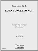 Horn Concerto No. 1 by Haydn Joseph - Bland Justin - for WWind Quintet