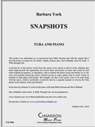 Snapshots by York Barbara for Tuba Solo