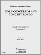 Horn Concertos and Concert Rondo by Mozart Wolfgang Amadeus - Bland Justin - for WWind Quintet