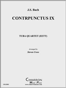 Contrapunctus IX by Bach Johann Sebastian - Cross Steven - for Tuba / Euphonium Quartet