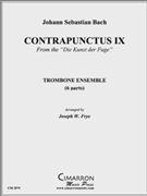 Contrapunctus IX by Bach Johann Sebastian - Frye Joseph - for Tbn. Ens.