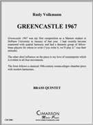 Greencastle 1967 by Volkmann Rudy for Brass Quintet