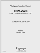 Romanze by Mozart Wolfgang Amadeus - White Derek - for EuphoniumSolo