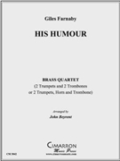 His Humour by Farnaby Giles - Beyrent John - for Brass Quartet