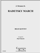 Radetsky March by Strauss Johann - Chauvin Paul - for Brass Quintet