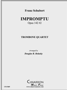Impromptu by Schubert Franz - Bolasky Douglas - for Tbn. Quartet