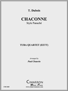 Chaconne by Dubois T - Chauvin Paul - for Tuba / Euphonium Quartet