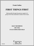 First Things First by Gulino Frank for BTbn. Solo