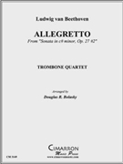 Allegretto by Beethoven Ludwig van - Bolasky Douglas - for Tbn. Quartet