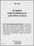 10 Trios for Euphonium and Two Tubas by Paff John for Low Brass Trio