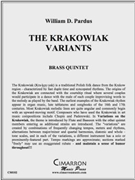 Krakowiak Variants The by Pardus William for Brass Quintet