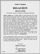 Rigaudon (processional) by Campra Andre - Pardus William - for Brass Choi