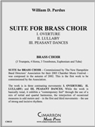 Suite for Brass Choir by Pardus William for Brass Choi