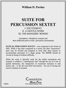 Suite for Percussion Sextet by Pardus William for Perc. Ens.